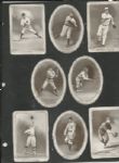 Circa 1910 Baseball Superstars Collage of Cut-Outs