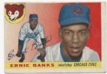 1955 Ernie Banks (HOF) 2nd Year Topps Baseball Card