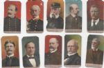 C. 1909 Heroes of the Spanish (American) War Lot of (10) Strip Cards