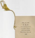 1905 Union College Hopeful Class Day Exercises Booklet with Original String