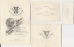 1882 Union College (NY) Oratory Lot of (4) Paper Items