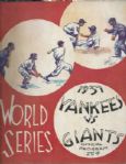 1937 World Series Program - NY Yankees vs NY Giants