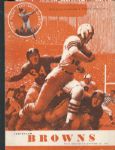 1953 NY Giants (NFL) vs Cleveland Browns Football Program