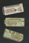 1932 - 33 Wrigleys Spearmint Gum Wrapper Lot of (3) 