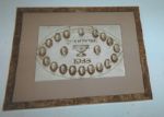 1933 Yale Football Player Champions Composite Framed Display Piece