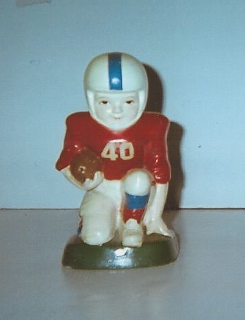 Circa 1970's Ceramic Football Player Bank