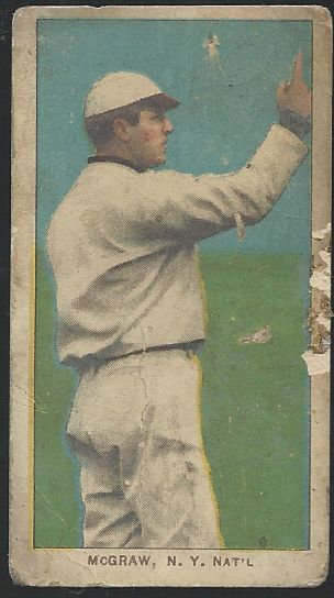 1909 John McGraw (HOF) T206 Baseball Card 