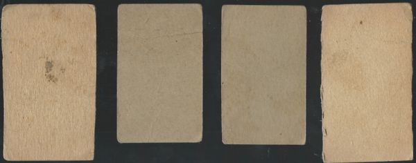 1923 W515 Baseball Strip Card Elite Lot of (4) 