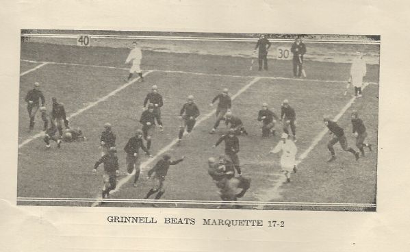 1909 Grinnell College (Iowa) vs Penn College Football Program 