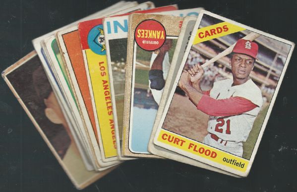 1960's Topps Baseball Lot of (15) Cards 
