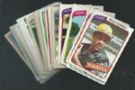 1980s Baseball Card Lot of (33) with Stars 