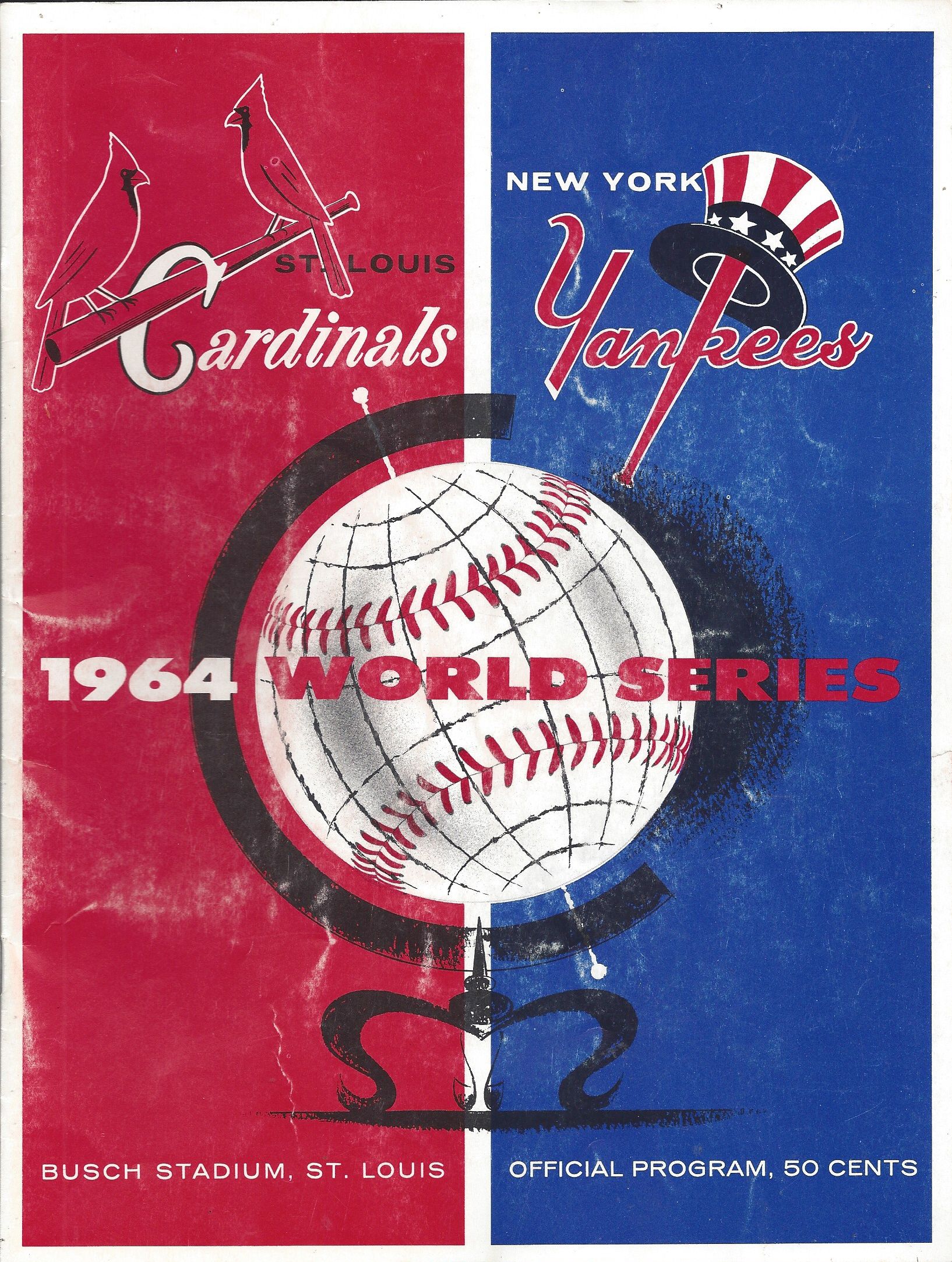 Lot Detail 1964 World Series Program at St. Louis