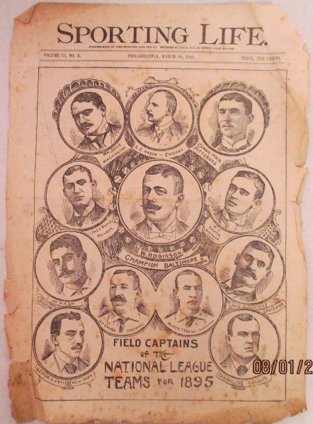 1895 Sporting Life Baseball Manager Composite