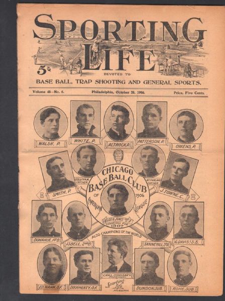 1906 Chicago White Sox (World Champions) Sporting Life Composite 