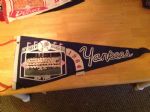 1964 NY Yankees Full Size Team Picture Pennant 