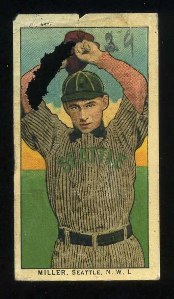 1910 T212 Obak Card - Miller (Seattle)