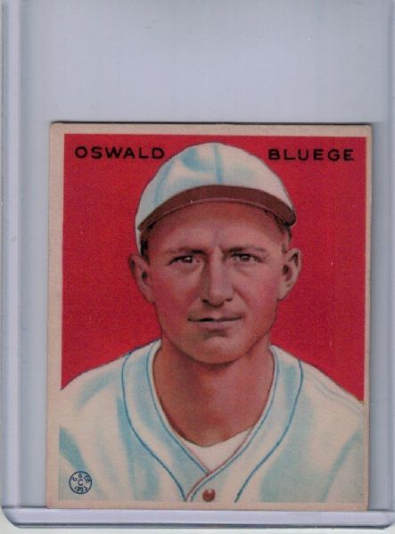 1933 Goudey Card - Ossie Bluege (Washington AL) 