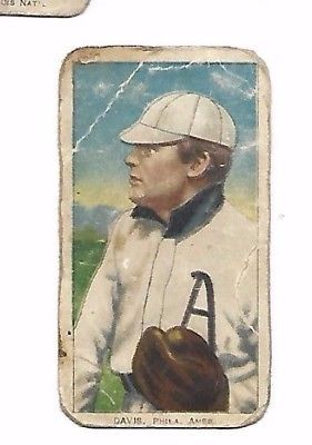 1909 T206 Harry Davis Tobacco Card 