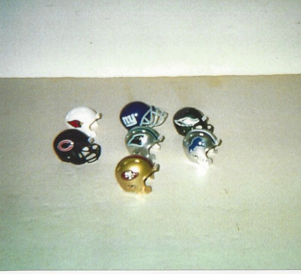 C. 1990's Riddell (NFL) Mini Helmet Lot of (7) 