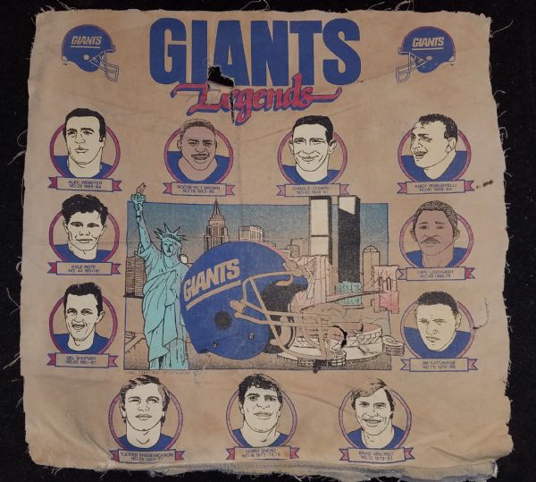 NY Football Giants (NFL) Legends Cloth Banner