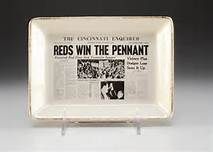 1961 Cincinnati Reds Win the NL Pennant Ceramic Display Dish