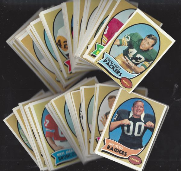 1970 Topps Football Cards Lot of (79) Better Condition 