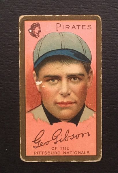 1911 George Gibson T205 Gold Border Tobacco Card 