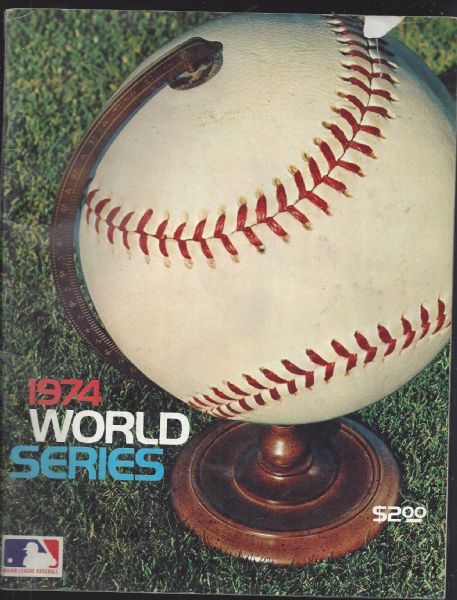 1974 & 1976 World Series Programs - Lot of (2) 