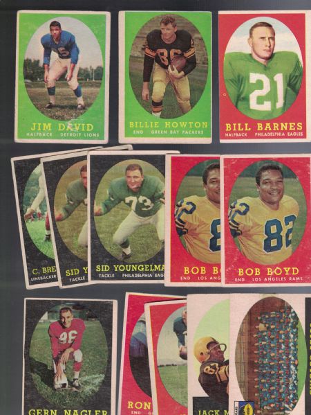1958 Topps Football Cards lot of (30) 