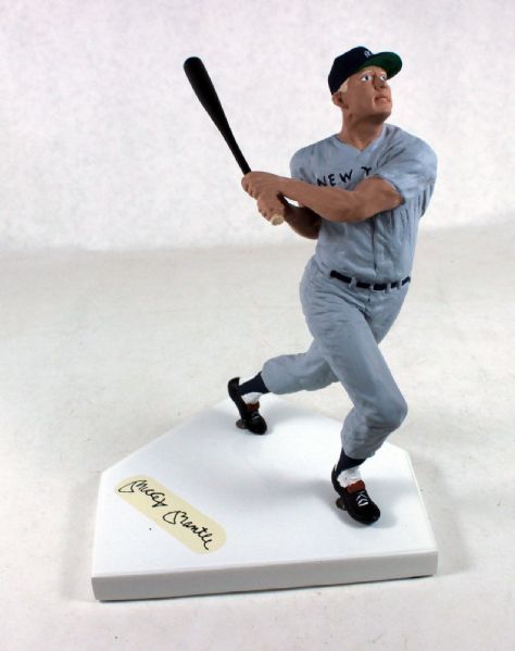 Mickey Mantle Pewter Statue from Salvino with COA