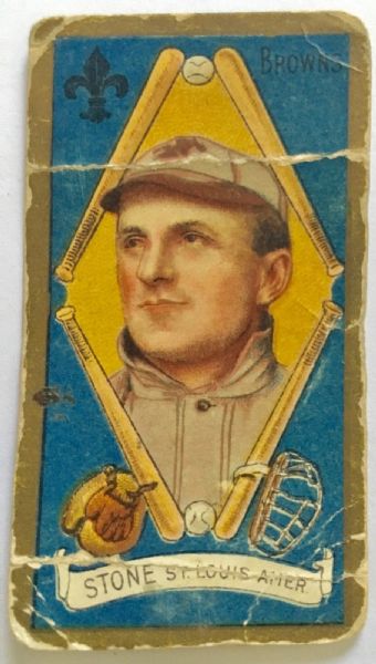 1911 George Stone T205 Gold Border Baseball Card