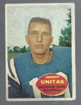 1960 Johnny Unitas (HOF) Topps Football Card 