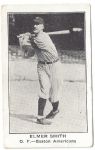 1922 Elmer Smith (Boston Red Sox) E121 American Caramel Card