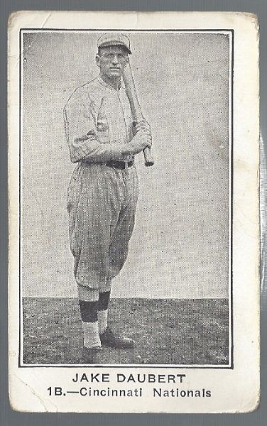 1922 Jake Daubert (Cincinnati Reds) E121 American Caramel Card