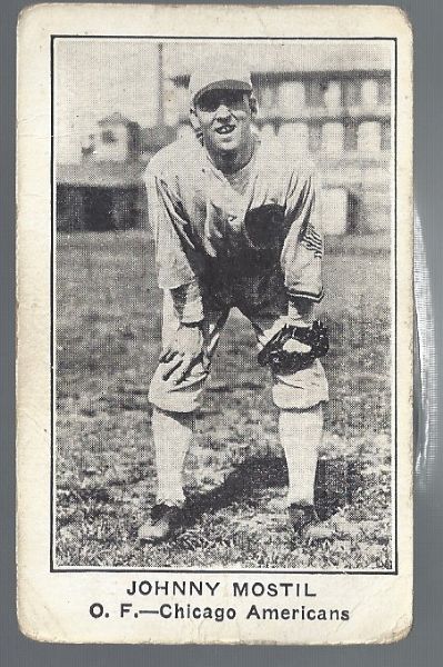 1922 Johnny Mostil (Chicago White Sox) American Caramel Card