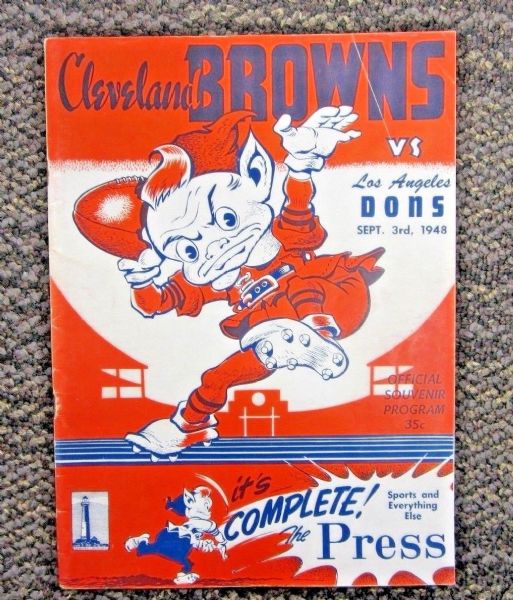 1948 Cleveland Browns (AAFC) vs Los Angeles Dons