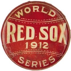 1912 Boston Red Sox World Series Pinback Button
