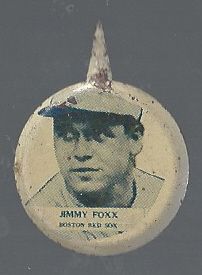 1938 Jimmy Foxx (HOF) Our National Game Button