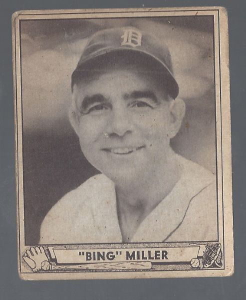 1940 Ed Bing Miller (Detroit Tigers) Play Ball Baseball Card