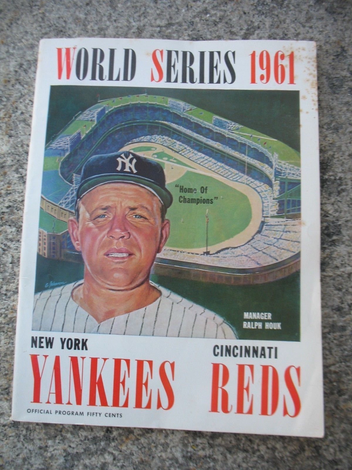 Lot Detail 1961 World Series Program At New York Yankee Stadium