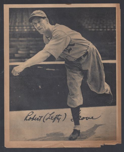 1934 Lefty Grove (HOF) Butterfinger Card 