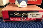 1950s MacGregor Florida State League Empty Baseball (12) Count Box