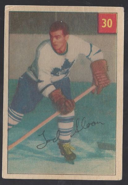 1954-55 Parkhurst Hockey Card - Ted Sloan (Toronto Maple Leafs) 