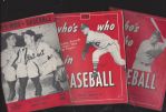 1944 - 1956 - 1958 Whos Who in Baseball Lot of (3)