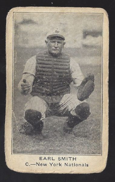 1922 Earl Smith E121 American Caramel Card