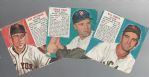 1953 Red Man Tobacco Card Lot of (3) Without Tab
