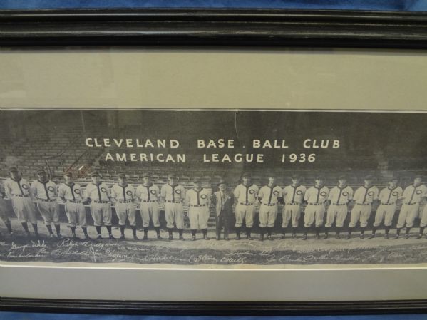 1936 Cleveland Indians Large Size Panoramic Photo