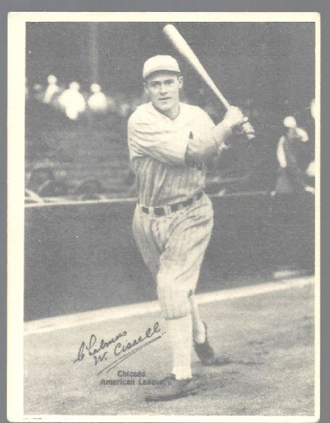1929 Chalmer Cissell (Chicago White Sox) Kashin Baseball Card