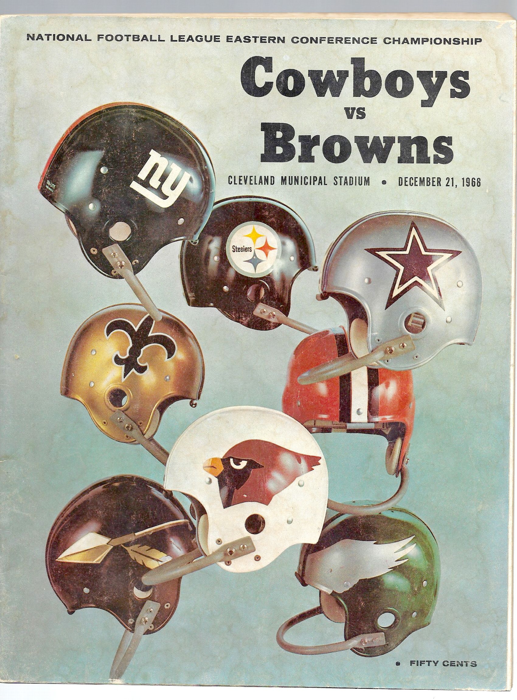 Lot Detail - 1968 NFL Eastern Conference Championship Game Program 