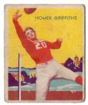 1935 Homer Griffiths (Pro Football) National Chicle Football Card